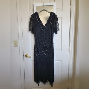 90's style flapper dress
